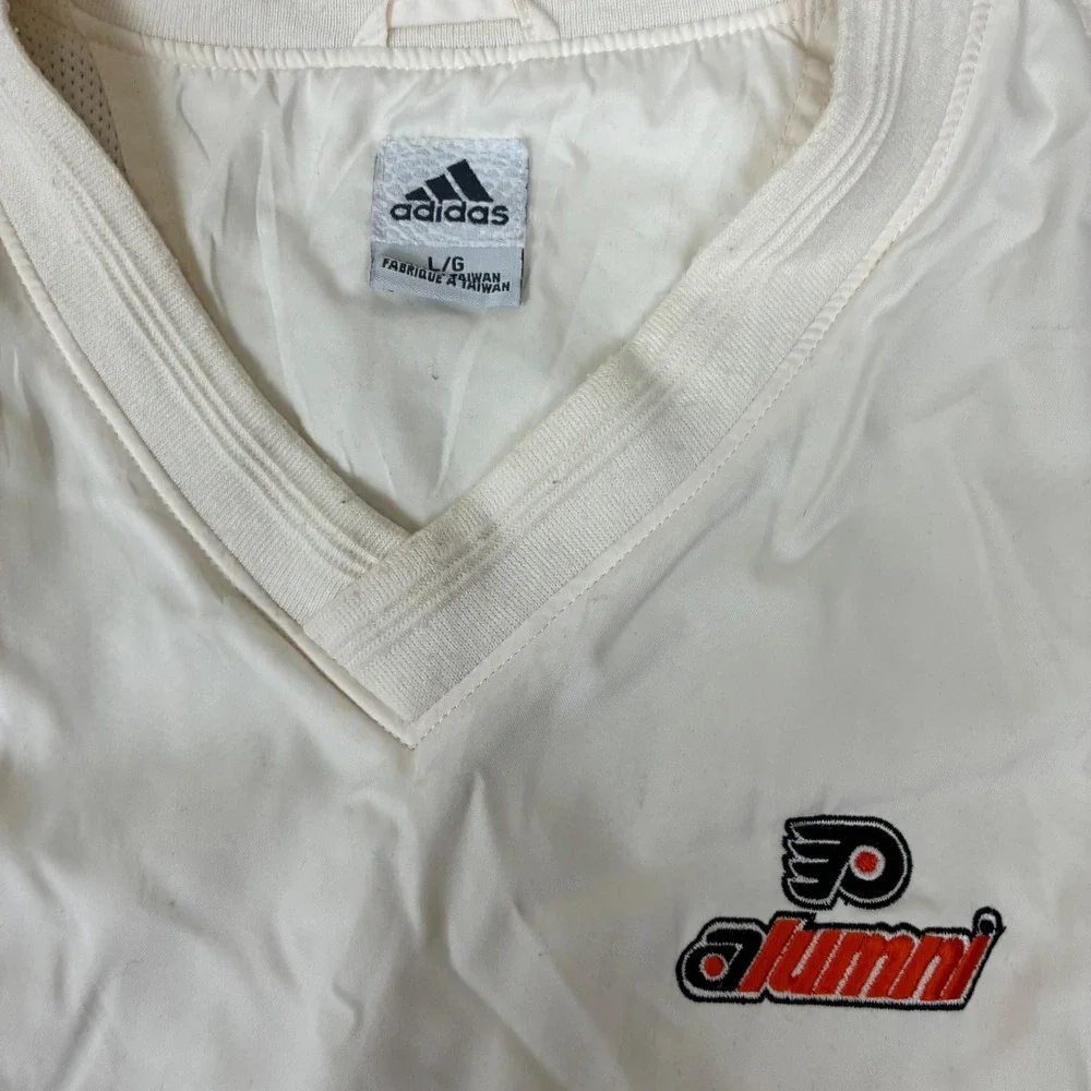 Adidas Phantoms Alumni White Golf Vest Men's Size Large